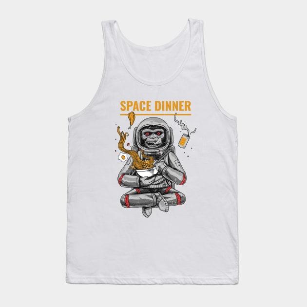 SPACE DINNER Tank Top by TheAwesomeShop